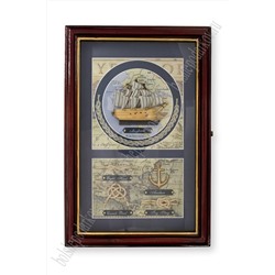 Ключница деревянная 20*30 см, №16