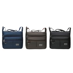 2030-3 черн Сумка мужская (30х23х13)