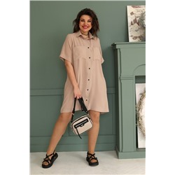 BegiModa 1007 кэмел, Платье