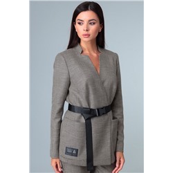 Le Collect 329 мелкая-серая-клетка, Брюки,  Жакет