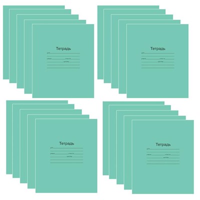 Тетрадь 12 л клетка КРУПНАЯ офсет бел.лист (выпис.по 5шт.) (т) 019957