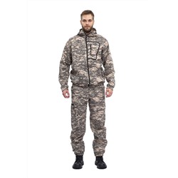 Костюм "ТУРИСТ 1" куртка/брюки цвет: кмф "Цифра св.серый", ткань: Грета