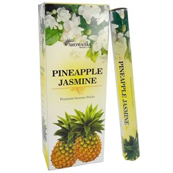 Premium Incense Sticks PINEAPPLE JASMINE, Aromatika (Премиум ароматические палочки АНАНАС ЖАСМИН, Ароматика), шестигранник, 20 г.