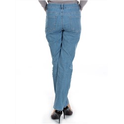 D1003 BLUE Джинсы женские DENIM (75% хлопок, 22% полиэстер 3% спандекс) размер W34