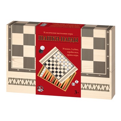 Настольные классические игры «Шашки-нарды»