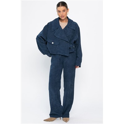 Жакет укороченный Динара (синий) Б14325-39М