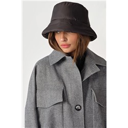 Панама тёплая зимняя черная