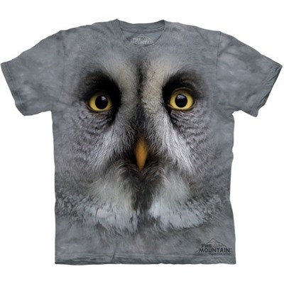 Футболка The Mountain "Great Grey Owl Face" (детская)