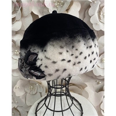 Француз Роза кролик рекс Берет женский (56-58)