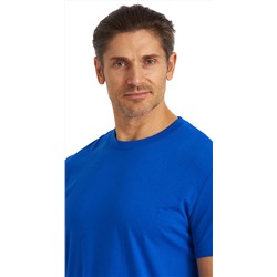 Футболка васильковая