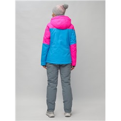 Горнолыжный костюм женский розового цвета 02302R