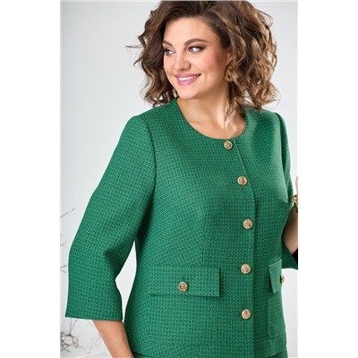 Romanovich Style 2-2449 зеленый, Юбка,  Жакет
