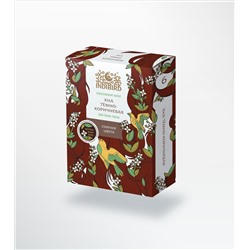 Indibird окрашивание волос ХНА ТЕМНО-КОРИЧНЕВАЯ (dark brown henna), Индибёрд, 100 г.