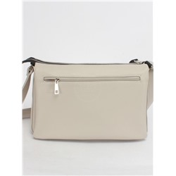 Сумка женская искусственная кожа ADEL-230/3в,  5отд,  плеч/рем. серый св/черн флотер 251850