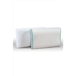 Подушка Memory foam эргономичная 50Х30Х8/11 ПМФ-53п