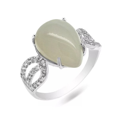Кольцо из серебра агат, КП11