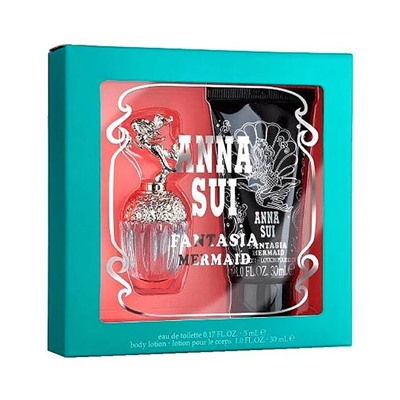 ANNA SUI FANTASIA MERAMED НАБОР (т.в. 5мл + лосьон д/тела 30мл)  M~