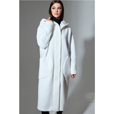 DiLiaFashion 0641 кремовый, Пальто