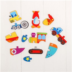 Головоломка пазл из крупных деталей «Транспорт»