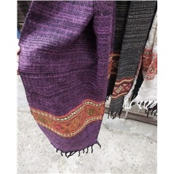 ANGOORA SHAWLS, Тёплый тибетский шарф, цвет ЗЕЛЕНЫЙ, 1 шт.