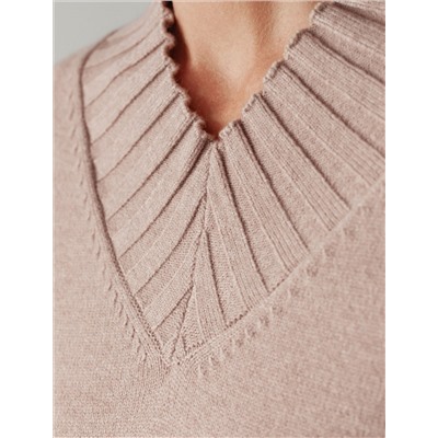 Джемпер из пряжи с кашемиром