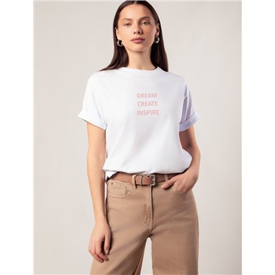 Футболка из премиального хлопка с авторским принтом