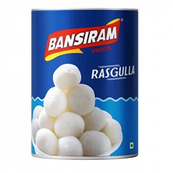 RASGULLA, Bansiram Sweets (РАСГУЛЛА творожные шарики в сахарном сиропе, Бансирам), 1000 г. - СРОК ГОДНОСТИ ДО 4  МАРТА 2025 ГОДА