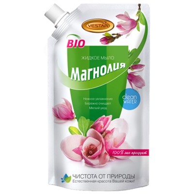 Жидкое мыло  500мл Магнолия дой-пак Вестар АКЦИЯ! СКИДКА 20%