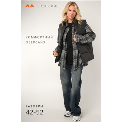 Женский лонгслив оверсайз Happyfox