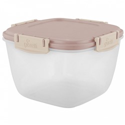 Контейнер для продуктов Sugar&Spice Barberry герметичный 1,35 л квадратный SE224410005 латте