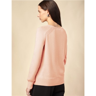 Джемпер тонкой вязки из хлопка с кашемиром