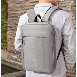 Бизнес- рюкзак для города с USB, серый