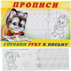 Пропись 4 Готовим руку к письму 16стр. 21*14см  28169