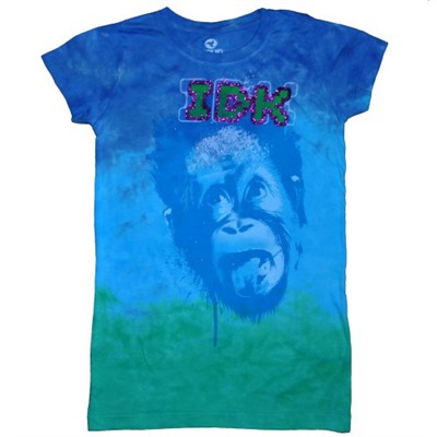 Футболка женская "IDK" (США)
