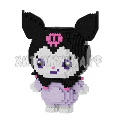 Конструктор 3D из миниблоков аниме Куроми Kuromi Melody 1913 дет. 88034, 88034
