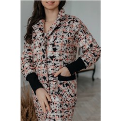 Стильная леди М-675 бежевый, Пальто