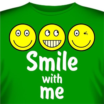 Футболка "Smile with me"