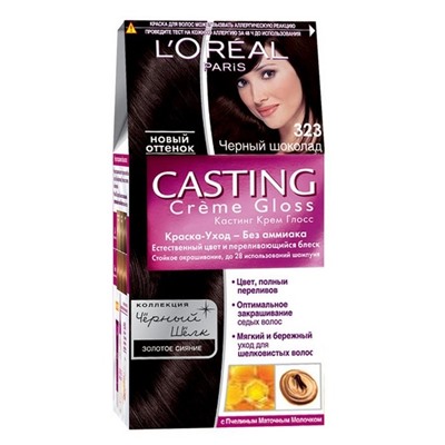 Краска д/волос CASTING Cream Gloss 323 Черный шоколад