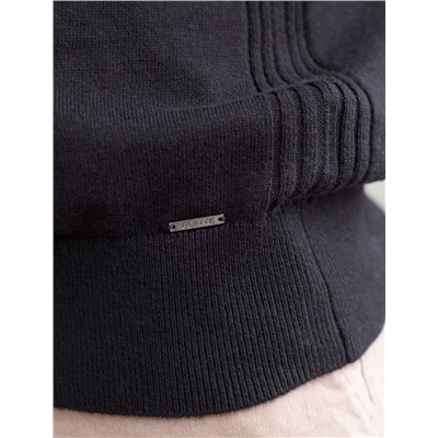 Свитер тонкой вязки из хлопка с кашемиром