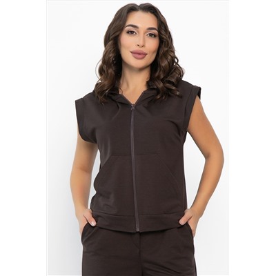 Жилет Хэрис (горький шоколад) Б14141-25М