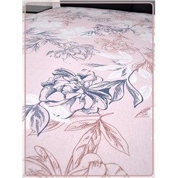 Простыня Ивановская бязь Симфония вид 7 пудровый