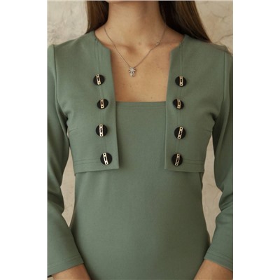 ARTiMODA 321-11 оливковый, Платье