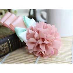 Лента шифоновая 3 см*1,4 м (5 шт) SF-5848, бежевый №10