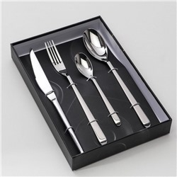 Набор столовых приборов из нержавеющей стали Magistro Giant, 4 предмета, цвет серебряный