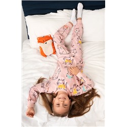 Хлопковая пижама для девочки Happyfox