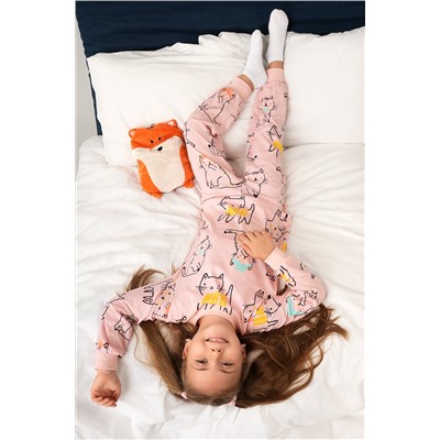 Хлопковая пижама для девочки Happyfox