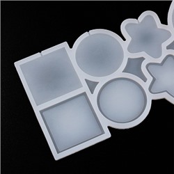 Форма силиконовая для леденцов "Фигуры" 260*110 мм, 5 шт