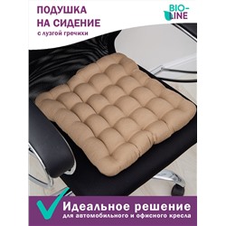 Подушка на стул Bio-Line с гречневой лузгой PSG25
