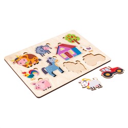 Пазл деревянный «Ферма»