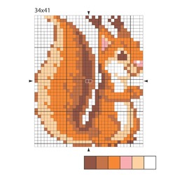 Набор для вышивания крестиком с пяльцами и иглой «Белка»